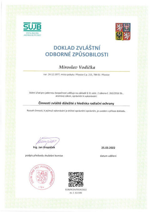 Certifikát