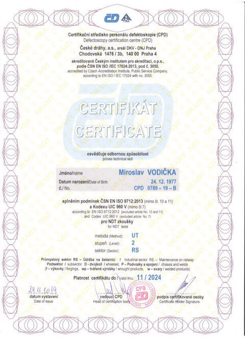 Certifikát