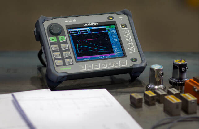 The ultrasonic testing